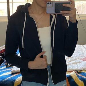 Forever 21 Black Zip Up